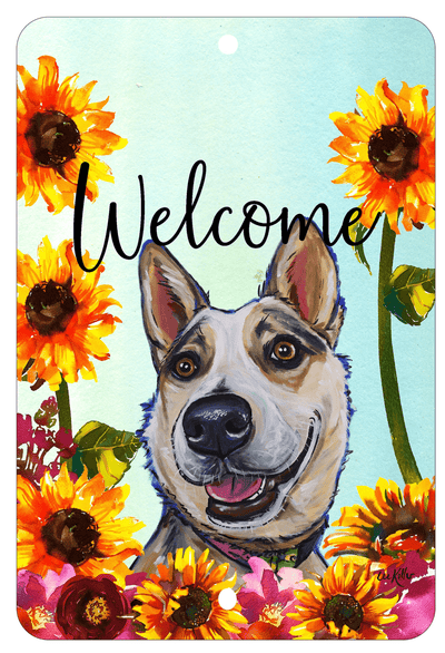 Australian Cattle Dog Best Of Breed Aluminium Sign