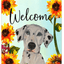 Dalmatian Indoor/Outdoor Aluminium Sign - Dog Lovers Welcome