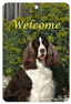 English Springer Spaniel Best Of Breed Aluminum Sign 8" X 12"