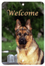 German Shepherd Best Of Breed Aluminum Sign - 8"X12"