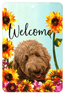 Goldendoodle Apricot Indoor/Outdoor Aluminium Sign