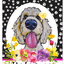 Goldendoodle Blonde Welcome Sign - Indoor/Outdoor Aluminium 8" X 12"