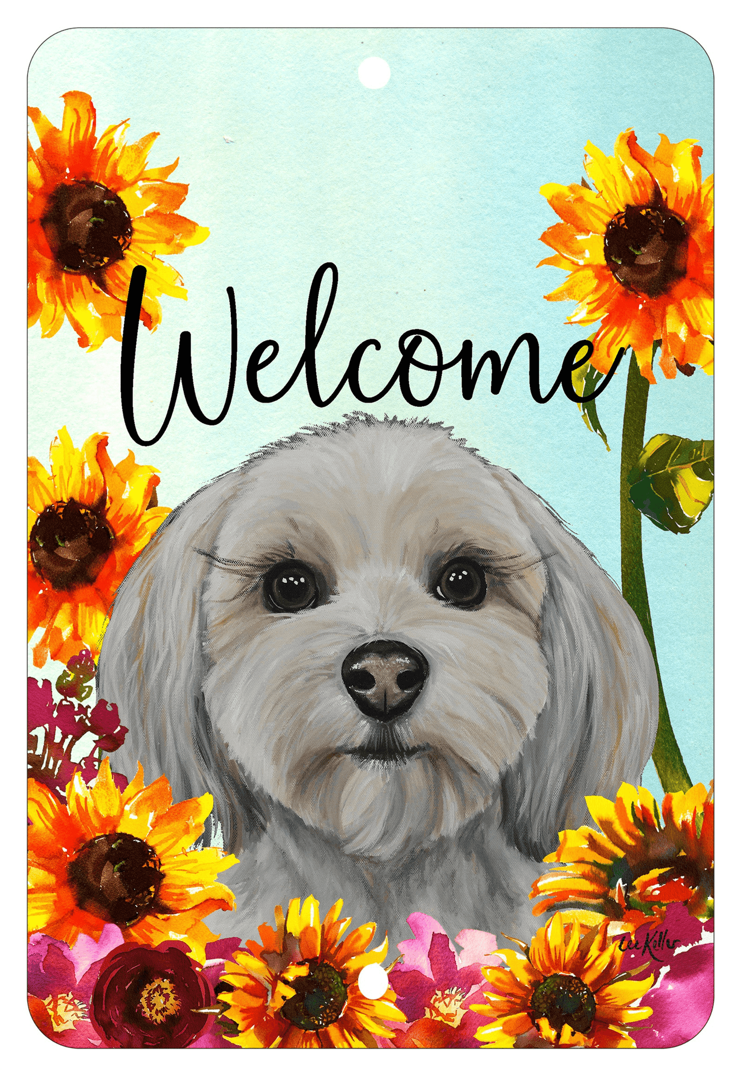 Havanese Cream Indoor/Outdoor Aluminium Sign