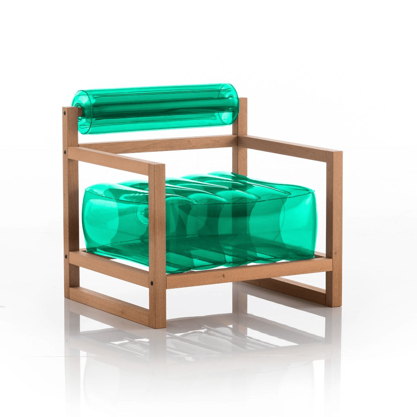 Yoko Eko Modern Armchair With Wood Frame