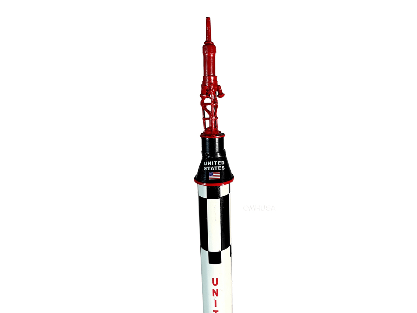 Metal Mercury Redstone Rocket Display Model