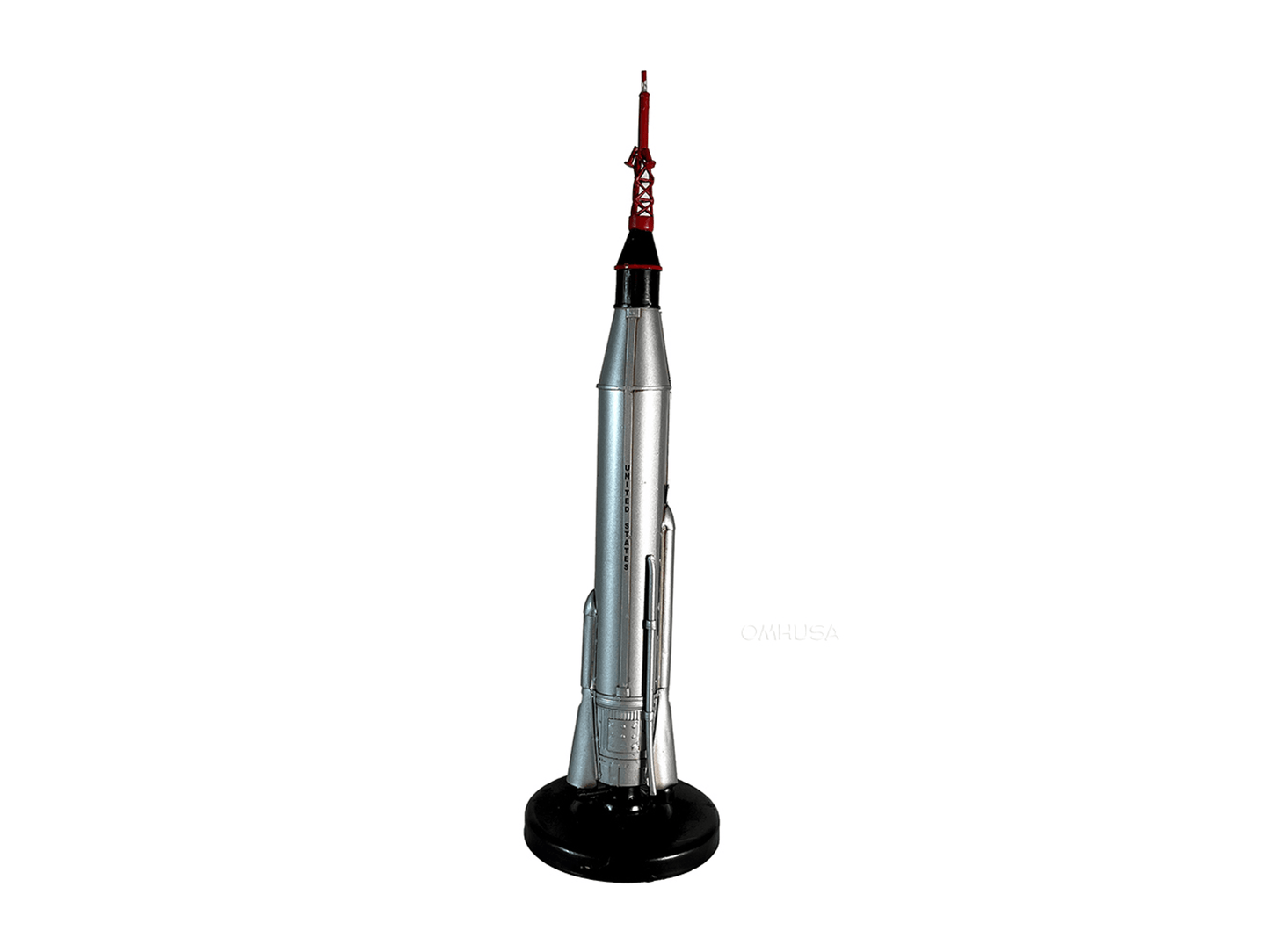 Metal Mercury Atlas Rocket Display Model