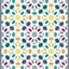 Bali Multi-Colour Mosaic Non-Slip Vinyl Rug For Indoor/Outdoor Use