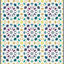 Bali Multi-Colour Mosaic Non-Slip Vinyl Rug For Indoor/Outdoor Use