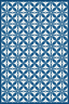 Geometric Vinyl Floor Covering For Indoor And Outdoor Use