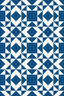 Geometric Vinyl Floor Covering For Indoor And Outdoor Use