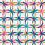 Bali Multi-Colour Mosaic Non-Slip Vinyl Rug For Indoor/Outdoor Use