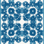 Geometric Vinyl Floor Covering For Indoor And Outdoor Use