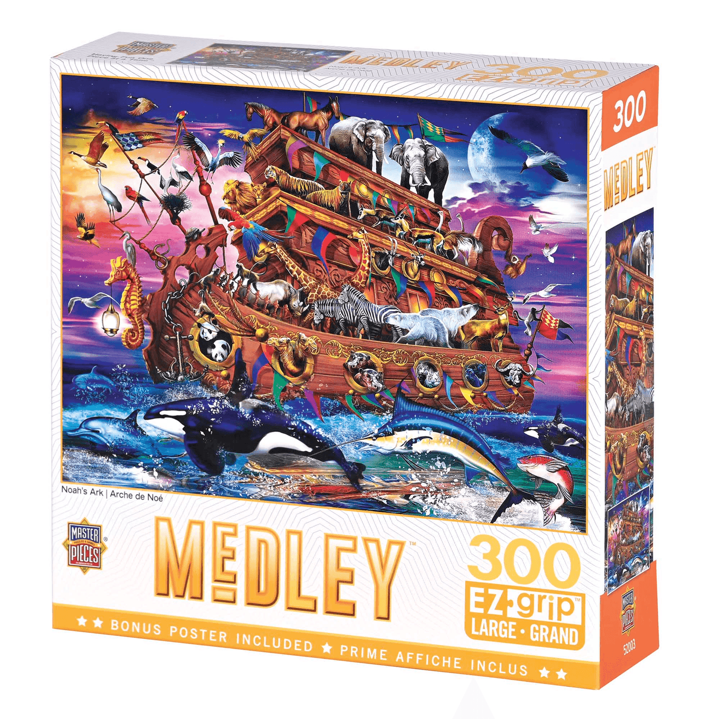 Noah's Ark 300-Piece Jigsaw Puzzle - A Masterpiece Of Divine Artistry