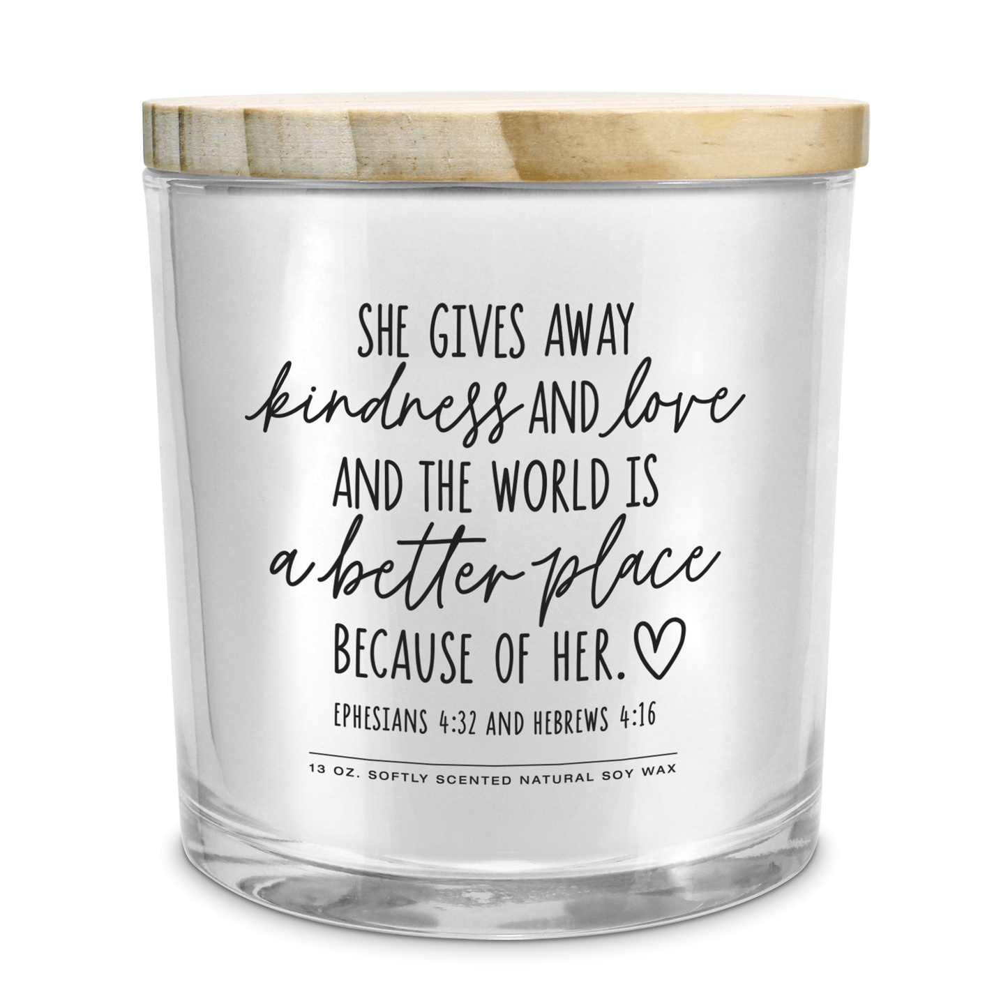 Kindness-Inspiring Soy Candle - 13 Oz