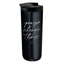Inspirational 20Oz Black Tumbler With Prayer Changes Things Design