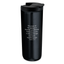 Inspirational 20Oz Black Tumbler With Prayer Changes Things Design