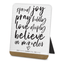 Ceramic Tabletop Plaque: Uplifting Messages Of Joy, Prayer, And Love