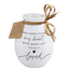 Textured Ceramic Vase With Meaningful Message Of Hope