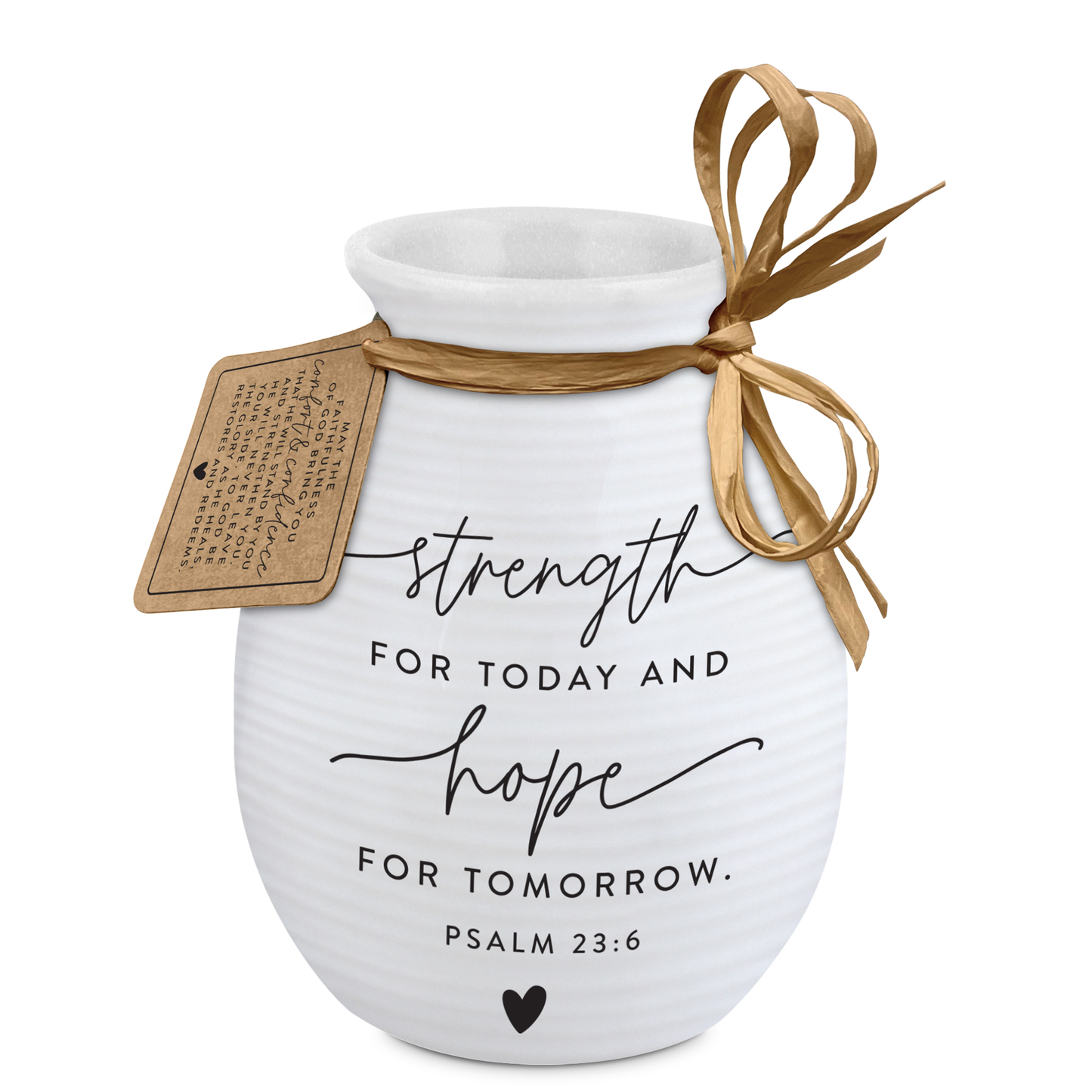 Textured Ceramic Vase Of Inspiration And Hope