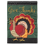 Thanksgiving Double Applique Flag - 29X42 Inches
