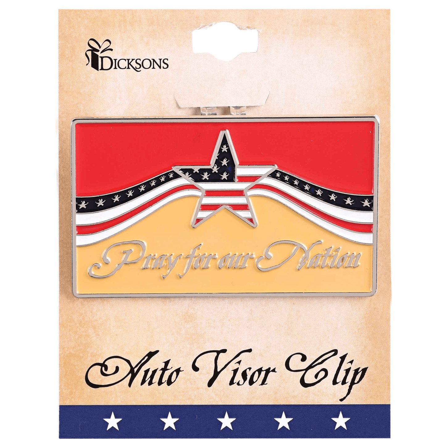 Patriotic Visor Clip - Pray For Our Nation