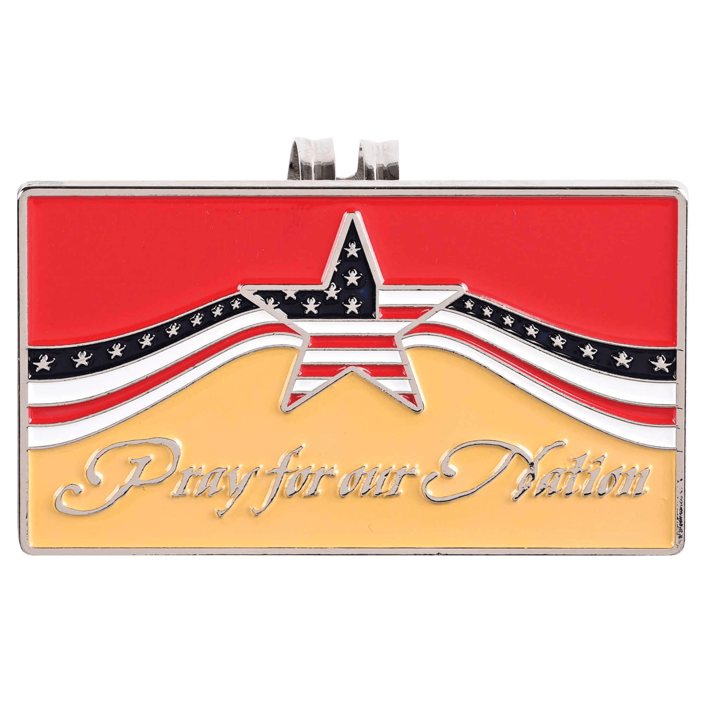 Patriotic Visor Clip - Pray For Our Nation
