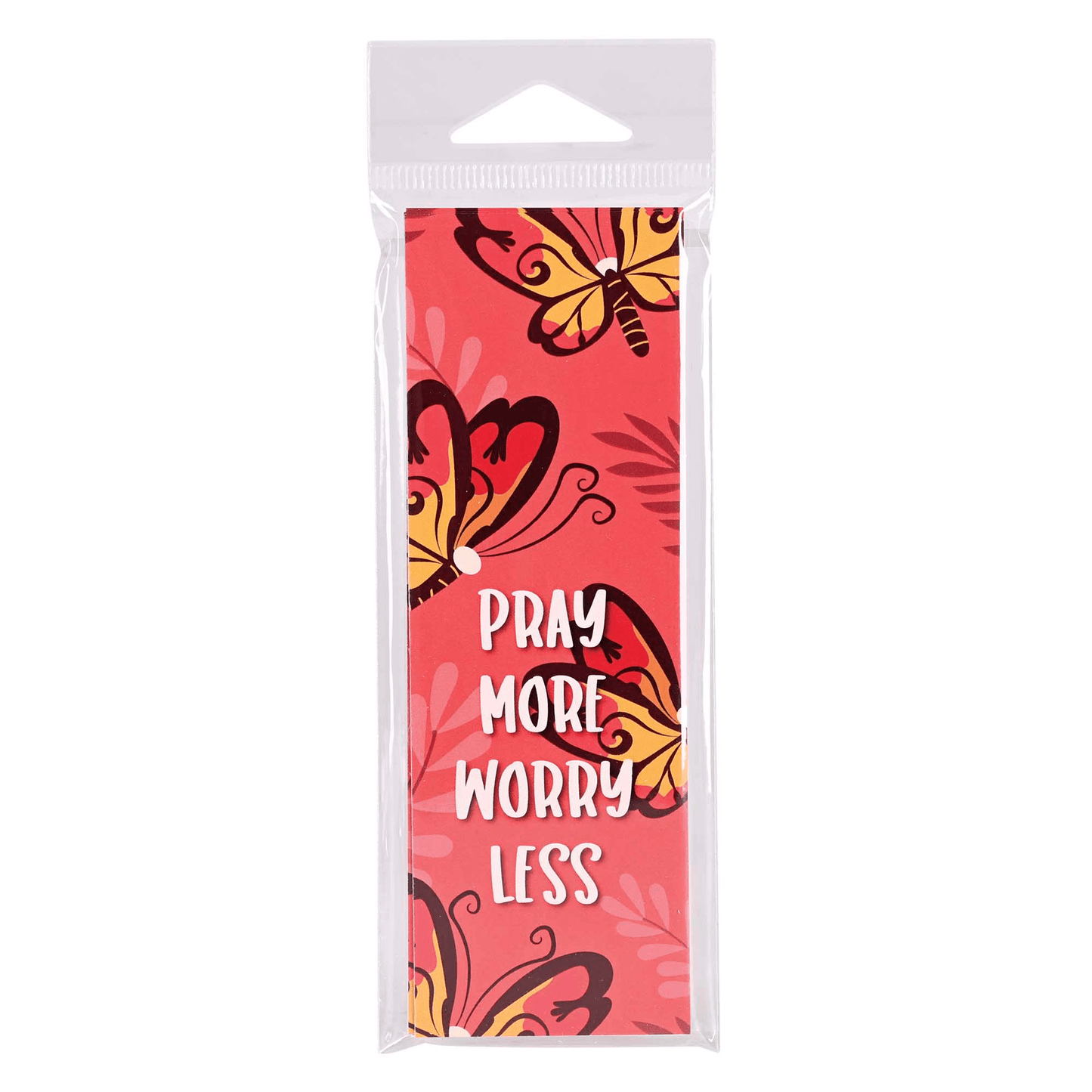 Pray More, Worry Less Packaged Bookmark Set - 12 Pieces