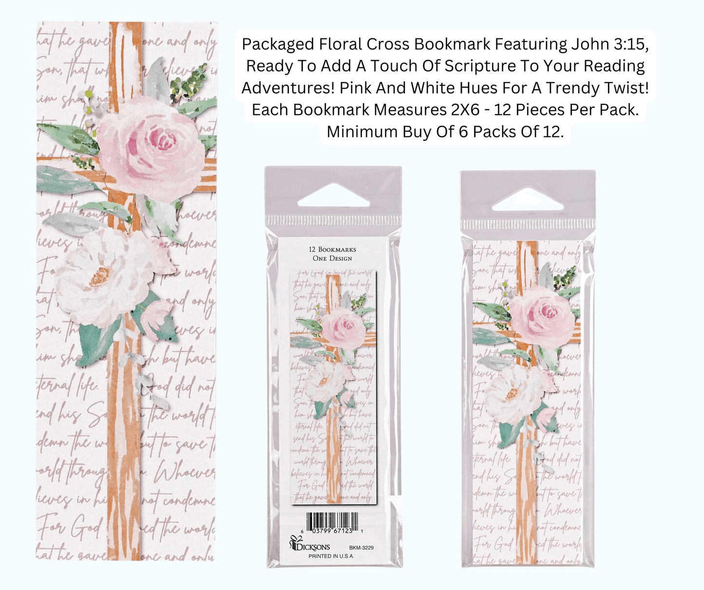 Untouchable Stone Thrower 2X6 Bookmark - 12-Pack