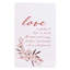 Pocketcard: Love Is Patient Pink Floral Design