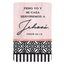 Spanish Josue 24:15 Pocketcard - Faithful Bookmark In Brown And Black