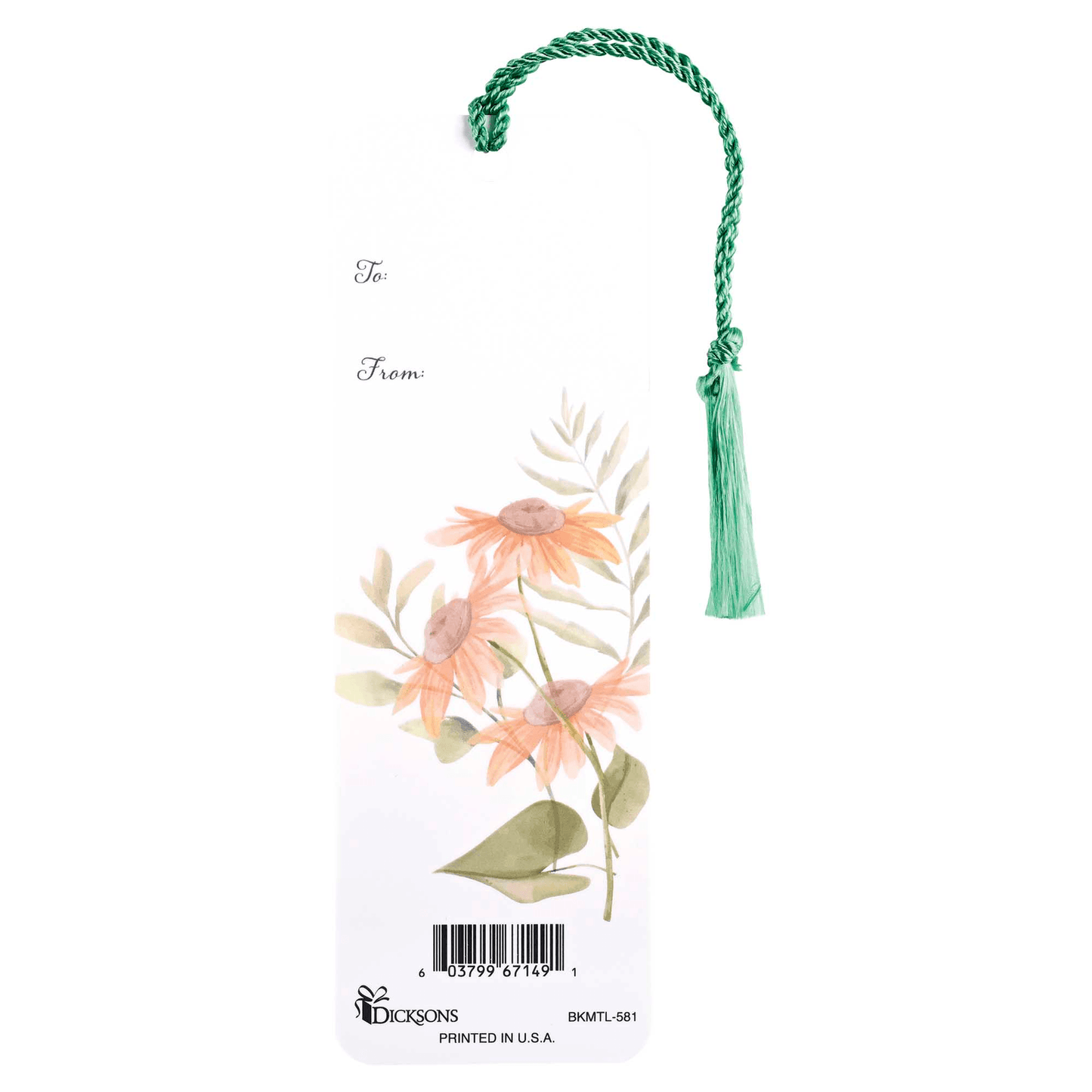 Tassel Bookmark Set: Flowers Bloom With Song Of Solomon Verse