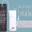 Blessed Is The Man Tassel Bookmark Set