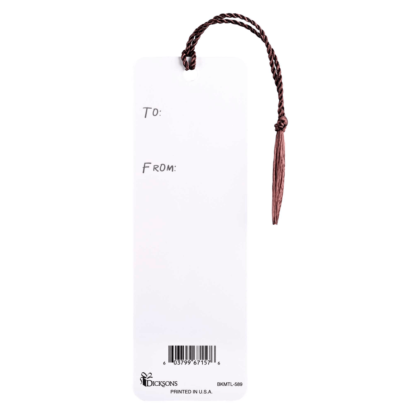 Tassel Bookmark: When In Doubt, Pray And Eat More Pie