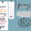 Tassel Bookmark: When In Doubt, Pray And Eat More Pie