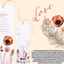 Floral Tassel Bookmark - Love Keeps No Record