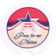 Patriotic Car Coasters – Pray For Our Nation (2 Pack)