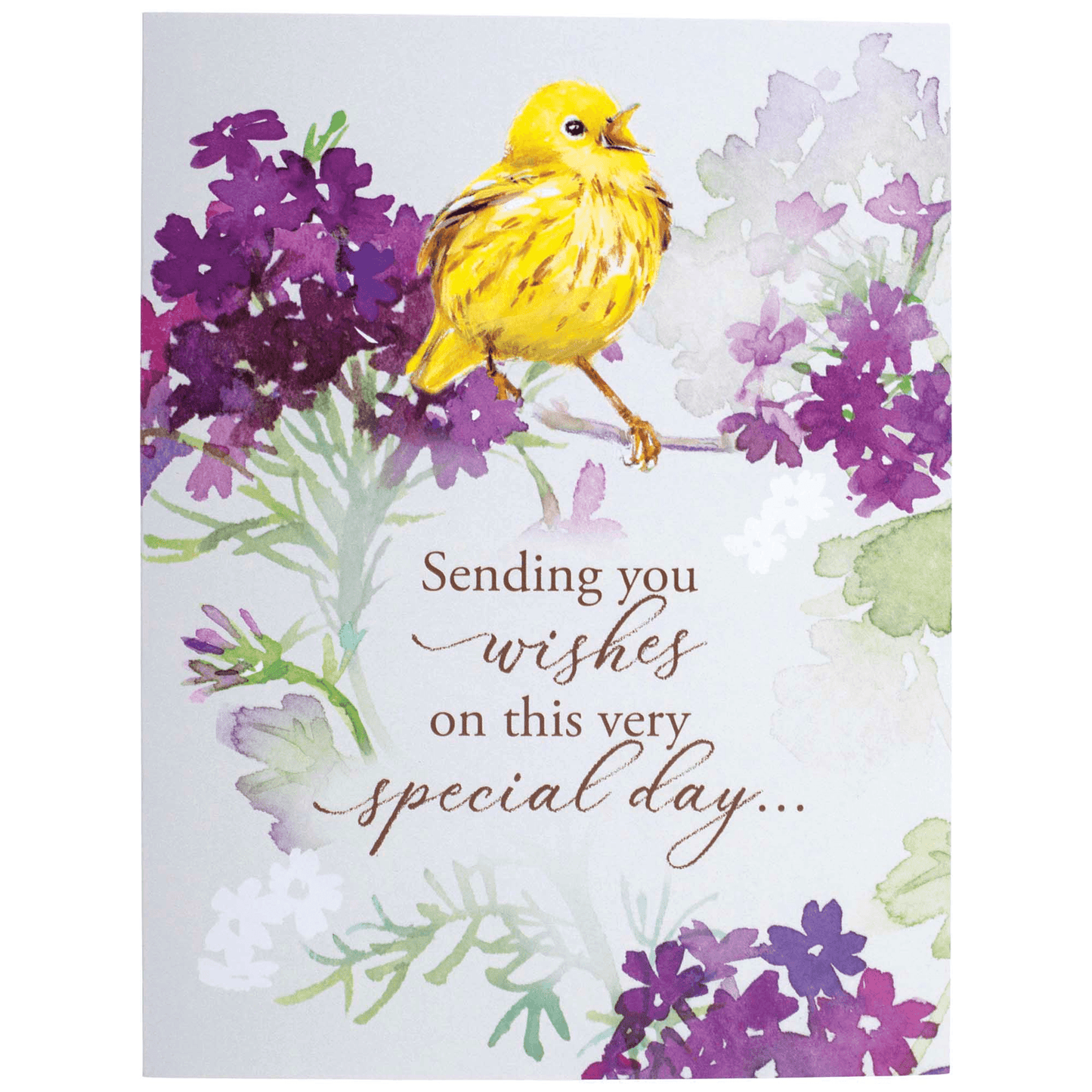 Yellow Birds Birthday Card Assortment - 12 Cards With Envelopes