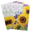 Thank You Sunflowers Card Set - Assorted Designs With Envelopes