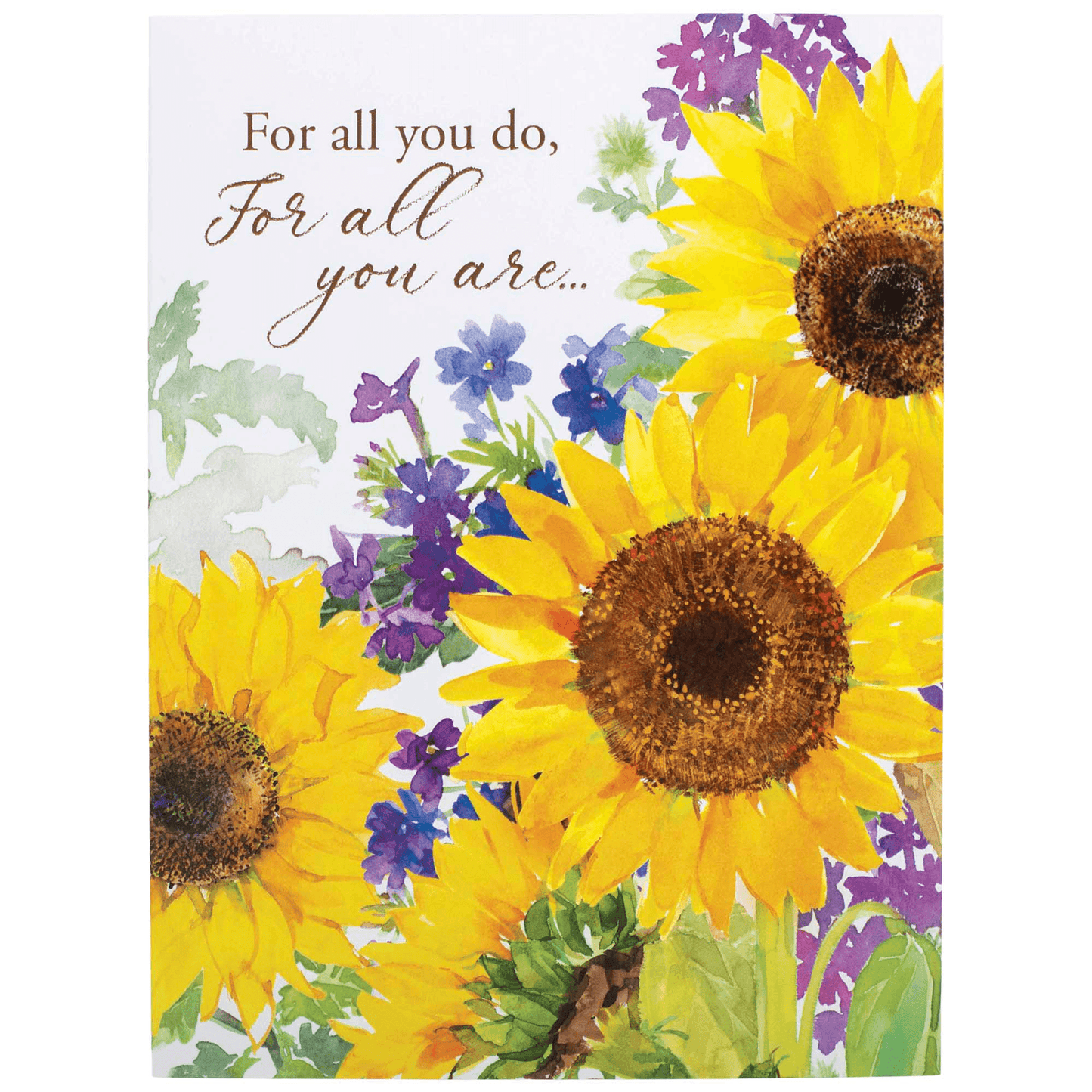 Thank You Sunflowers Card Set - Assorted Designs With Envelopes