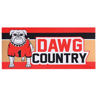 Doormat Insert Welcome To Dawg Country