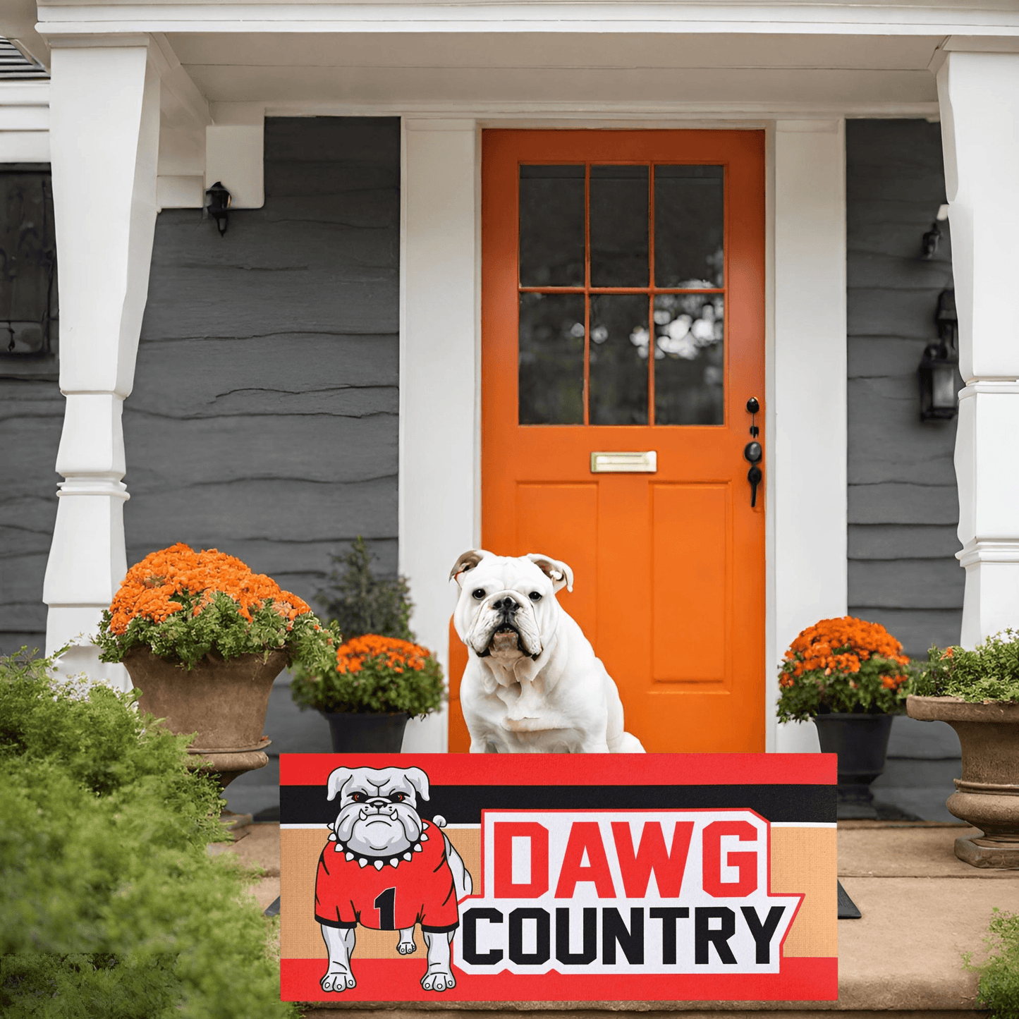 Doormat Insert Welcome To Dawg Country