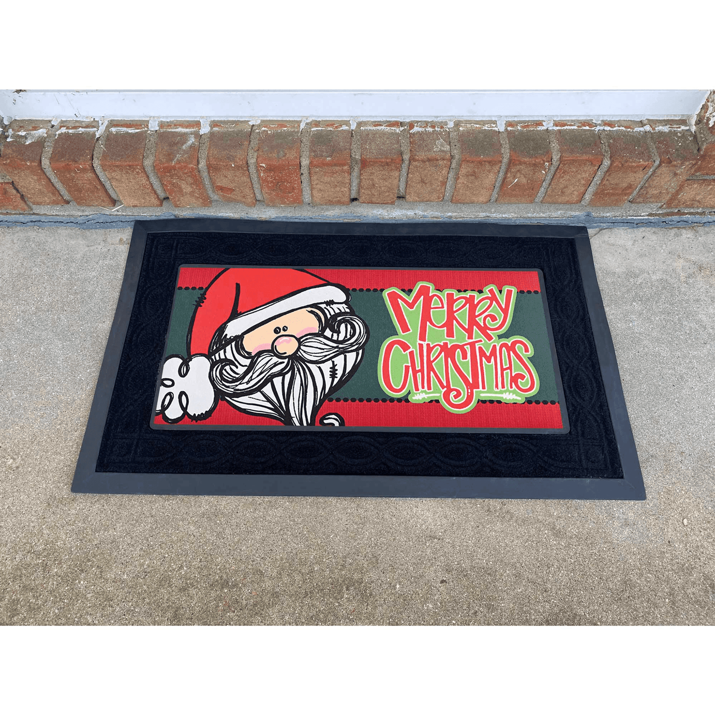Doormat Insert Santa Merry Christmas