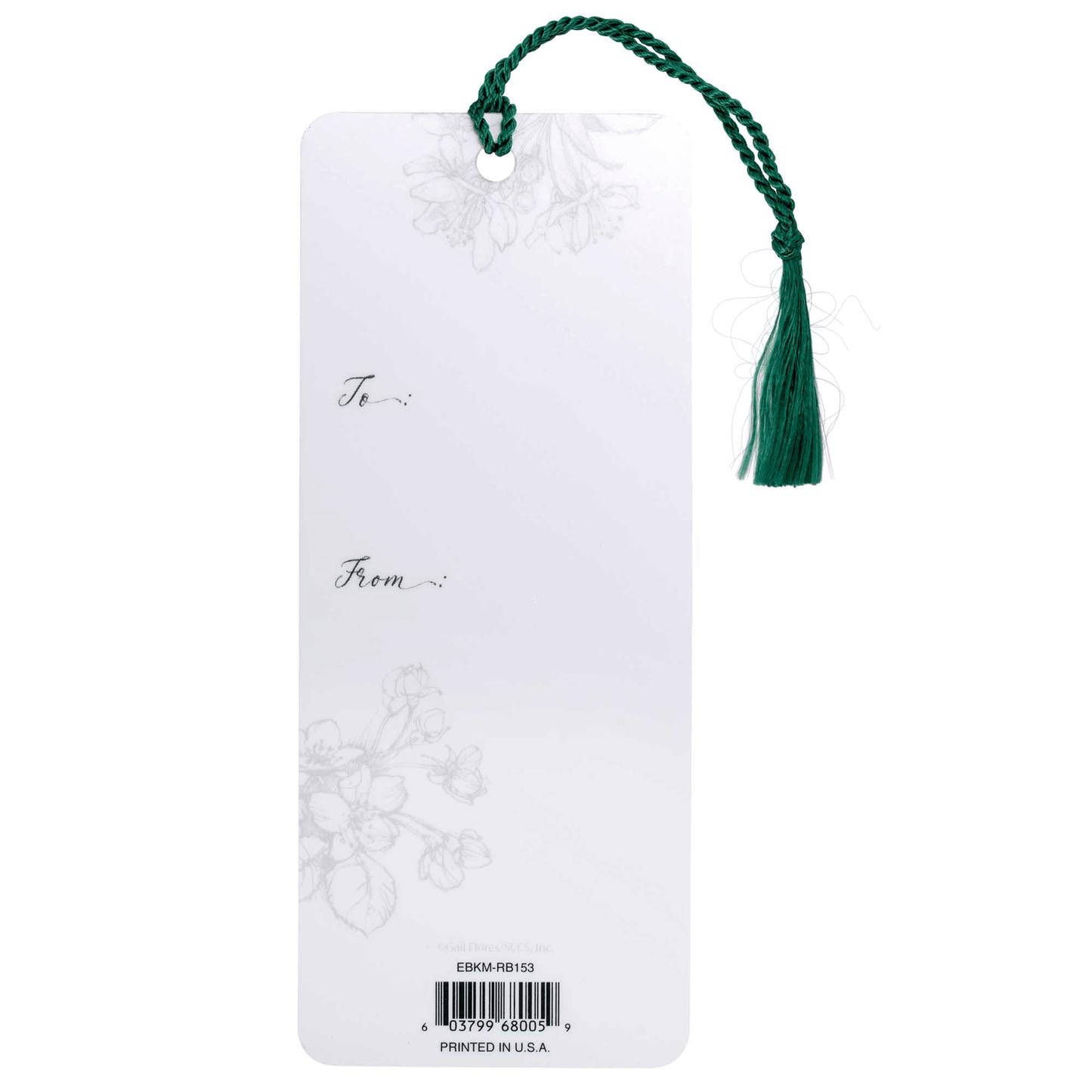 Embellished Silver Metal Bookmark - Be Strong, Be Brave, Be Fearless