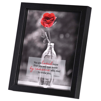 Framed Wall Art - You Are Loved (Romans 5:6)