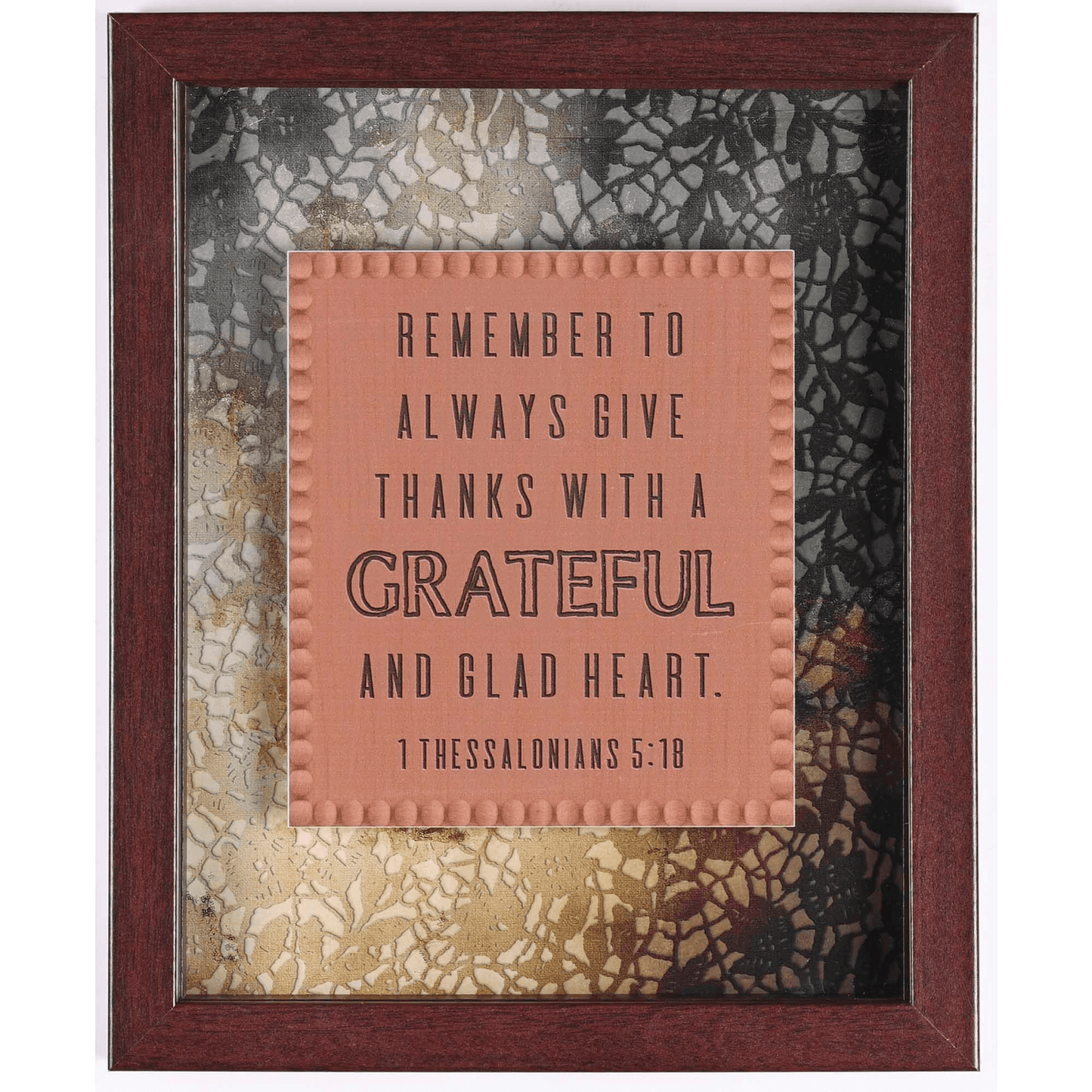 Always Give Thanks Framed Wall Art - 8X10