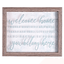Rustic Framed Wall Art - Welcome Home, 10X8