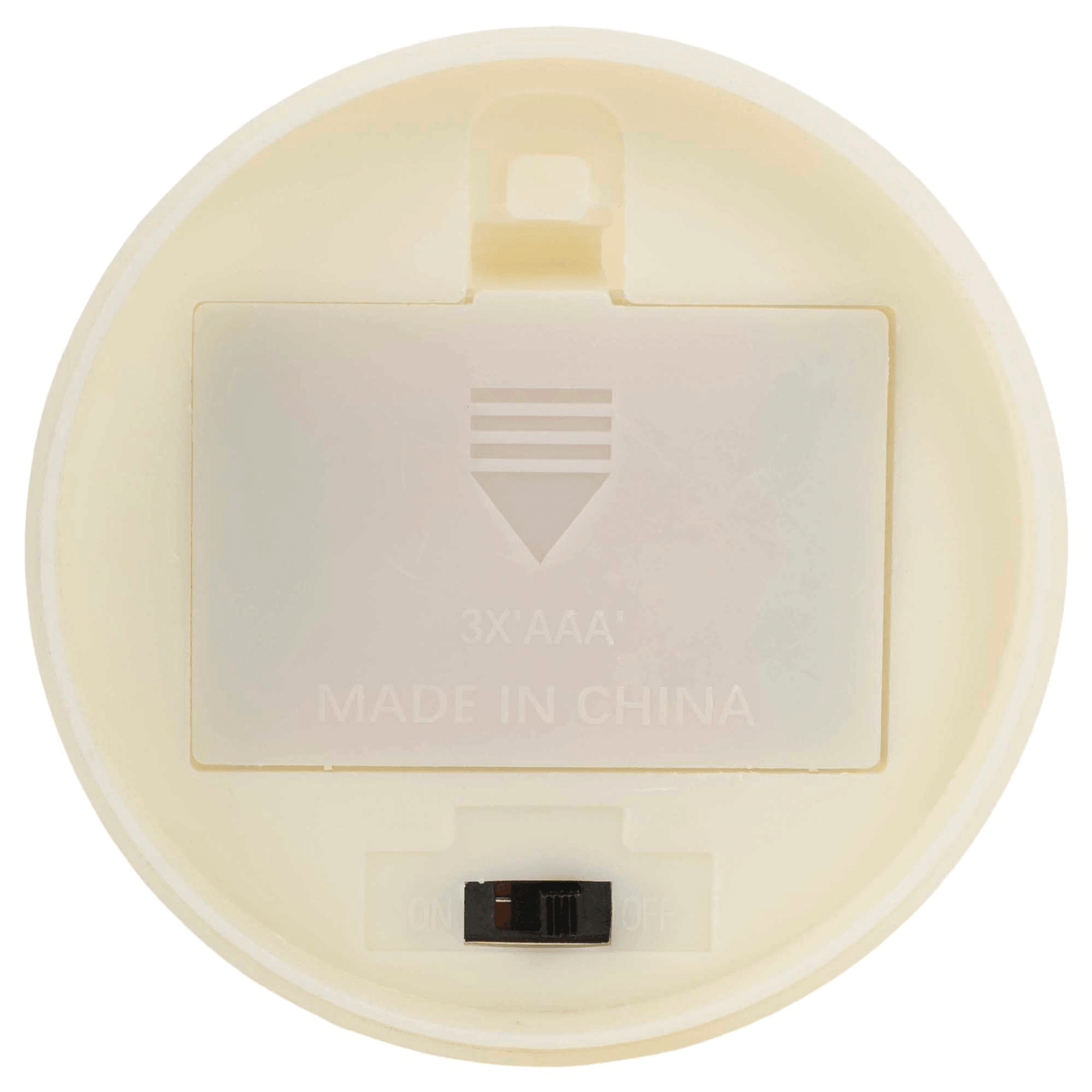 Elegant Glass Candleholder With Inspirational Led Candle - 6 Inch