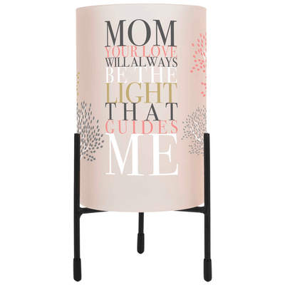 Hurricane Candleholder With Heartfelt Mom Sentiment