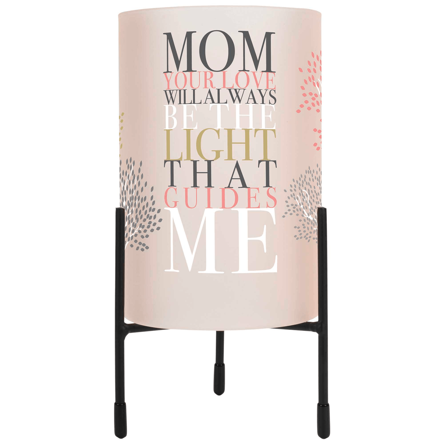 Hurricane Candleholder With Heartfelt Mom Sentiment