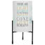 Hurricane Candleholder With Sentiment In Black Metal Stand